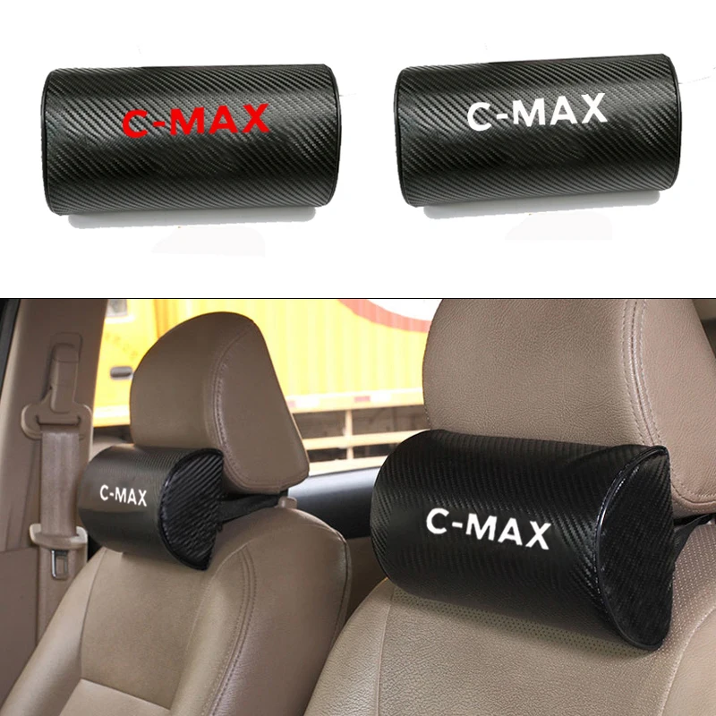 Автомобильная подушка из искусственной кожи с текстурой углеродного волокна для