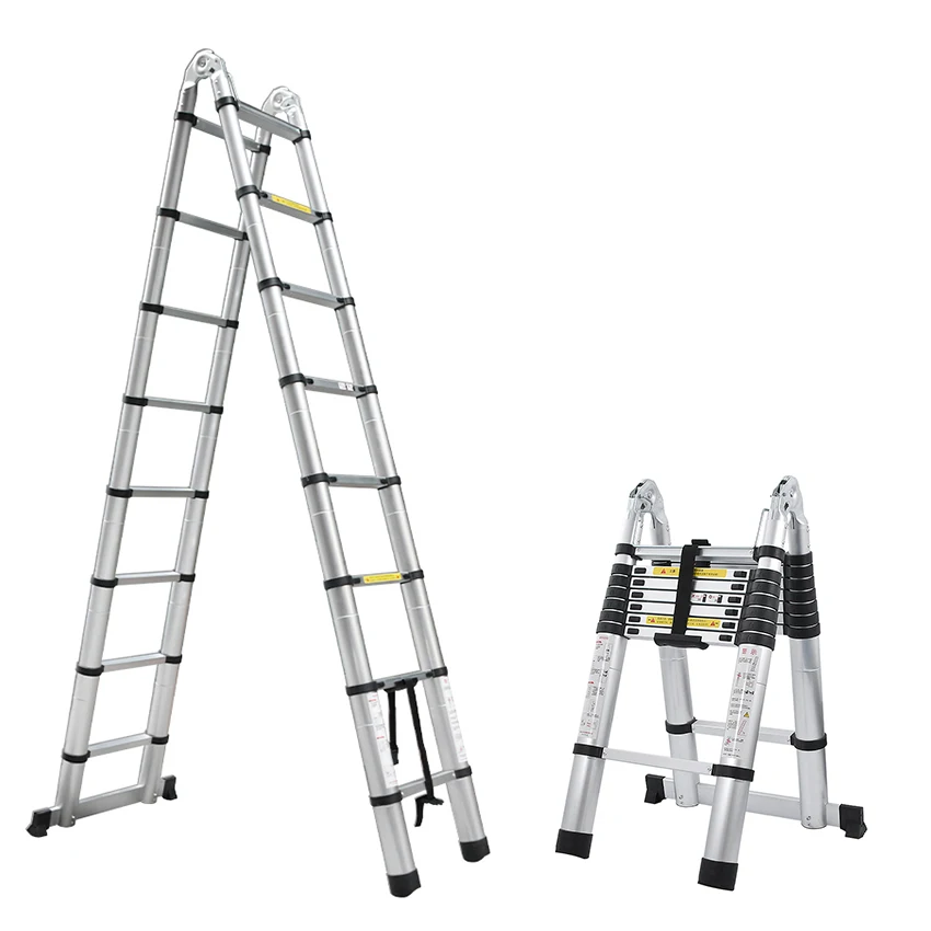 1 шт. 2 5 м + алюминиевая телескопическая лестница с соединением|Лестницы| |