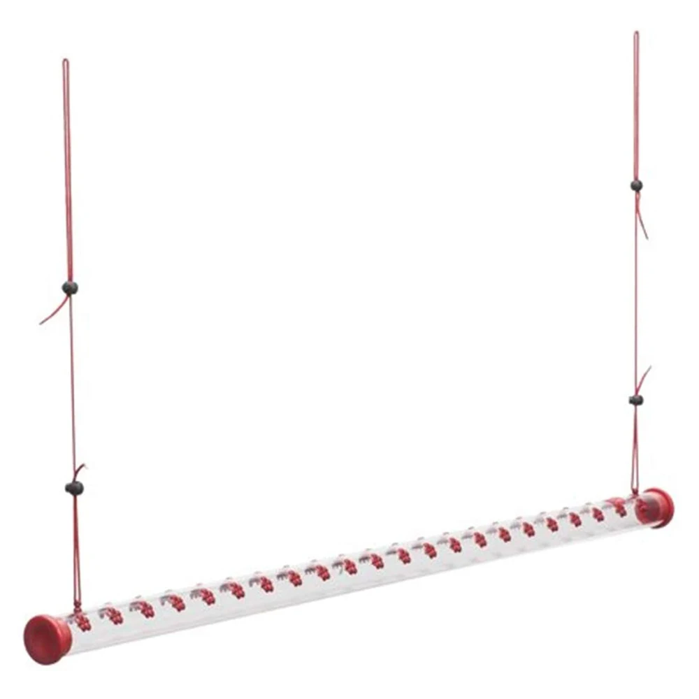 

Bob's Best Hummingbird Feeder Bird Feeder with Bright Red Transparent Tube Easy to Clean for Outdoors Deck Patio Garden _WK