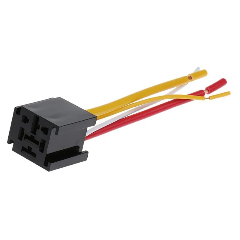 10 шт. автомобильные грузовик 4 Pin 12V 80 Ампер SPDT реле проводов разъем - купить по