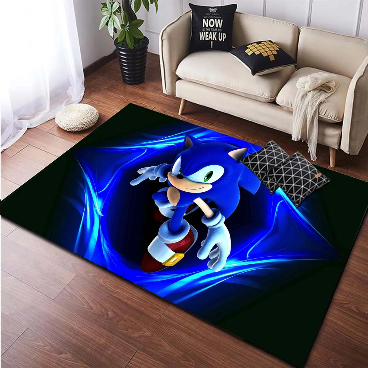 Аниме Sonic коврики с узором Противоскользящий коврик для гостиной детской спальни
