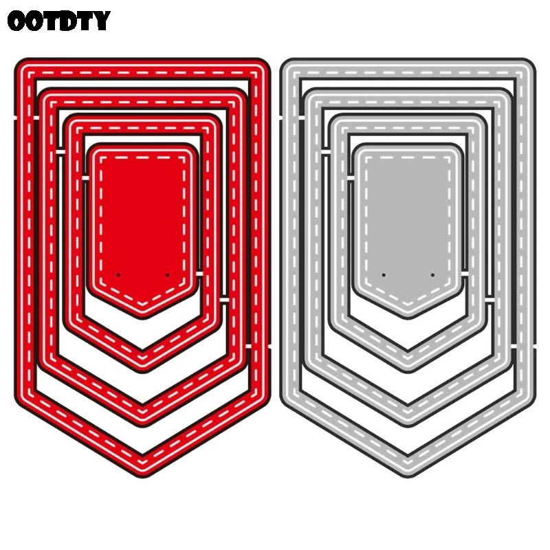 Металлический баннер для резки металла Трафаретный Скрапбукинг DIY штамп