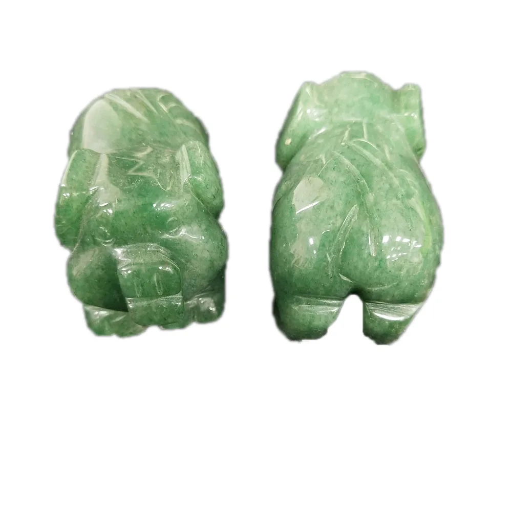 2 дюйма натуральное ручное резное исцеление кристаллический камень унакит