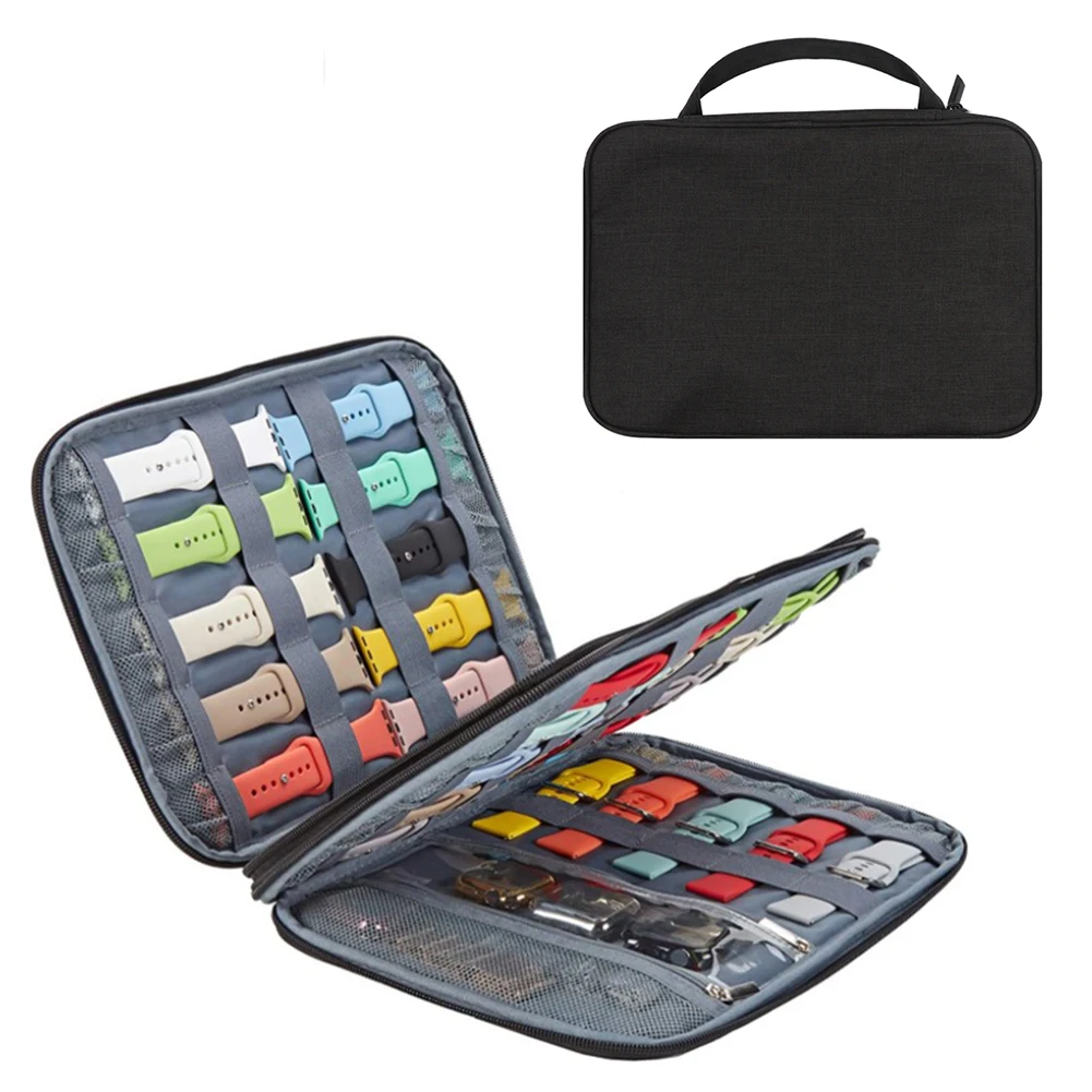 4 ячейки портативный ремешок для смарт-часов сумка хранения дорожный часов