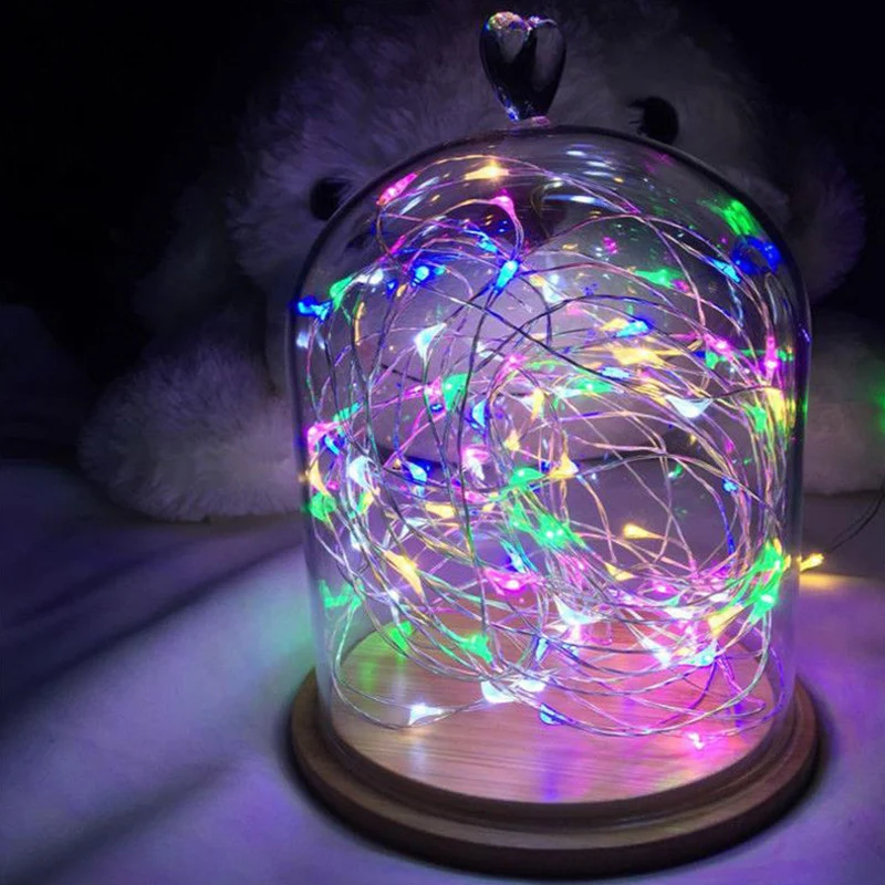 

Led Fairy Lights 50LED Landscape Lamp Outdoor Festival Fairy Light Romantic Copper Wire Xmas Decor Yard Fairy String Garden