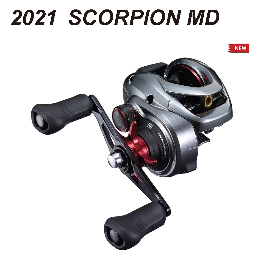 

2021 NEW Original SHIMANO SCORPION MD 300XG 301XG 300XGLH 301XGLH Left or Right Hand Fishing Baitcasting Reels Saltwater Wheel