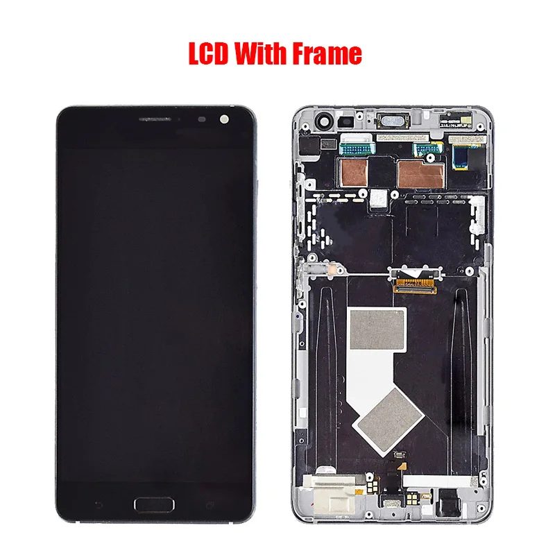 

For Asus Zenfone AR ZS571KL LCD screen assembly with front case touch glass, A002 V570KL ZS571KL LCD Display original Black