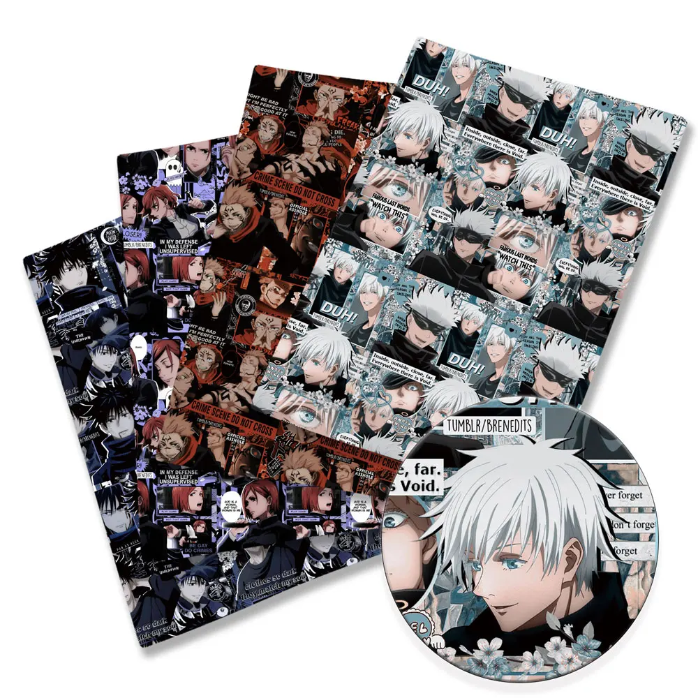 Джутсу касин ткань мультфильм Сделай Сам 140x50 см полиэстер хлопок Фабричный пошив