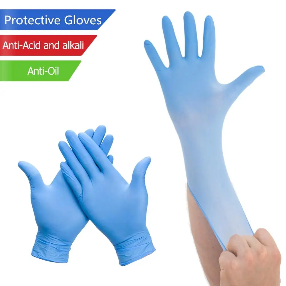 

100pcs/set Disposable Gloves Latex Rubber Cleaning Gloves Household Cleaning Gloves for Isolate Drop Ship