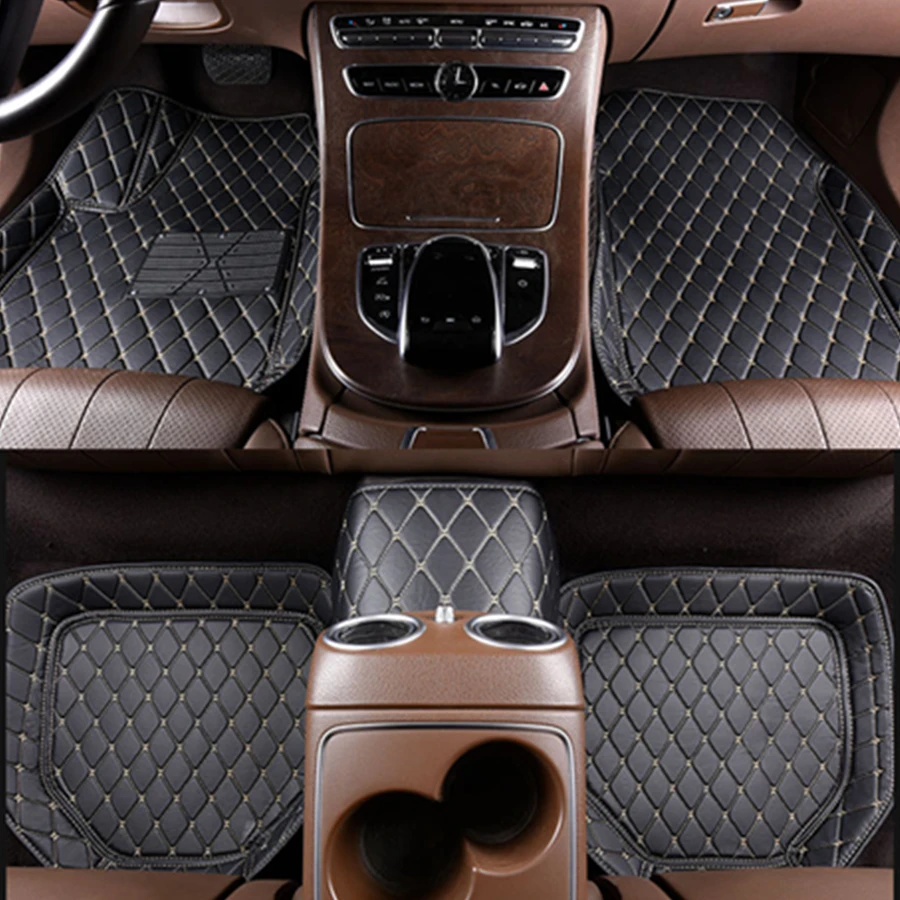 

Sinjayer RHD LHD High Side XPE Leather Universal Car Floor mat For Land Rover Discovery Sport Evoque Discovery 3 4 Freelander 2