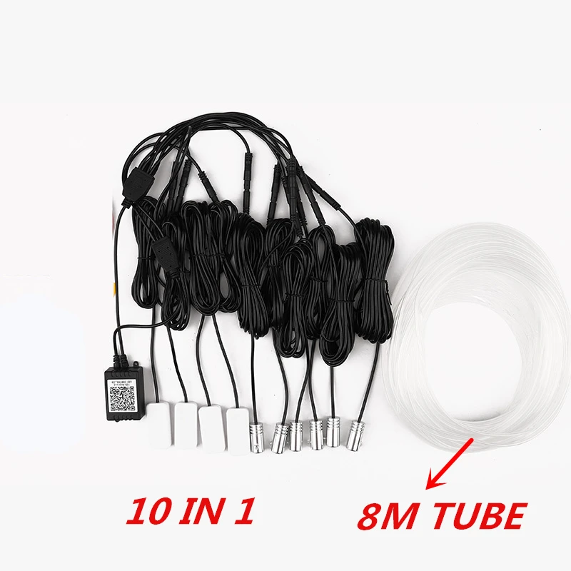 Автомобильный интерьер освещения атмосферы полосы 12 В Авто светодиодная полоса