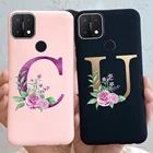 Для OPPO A15 чехол CPH2185 милые буквы Мягкий силиконовый чехол для Oppo A15 A 15 Coque OppoA15 чехол для телефона s 6,52 ''Чехлы бамперы