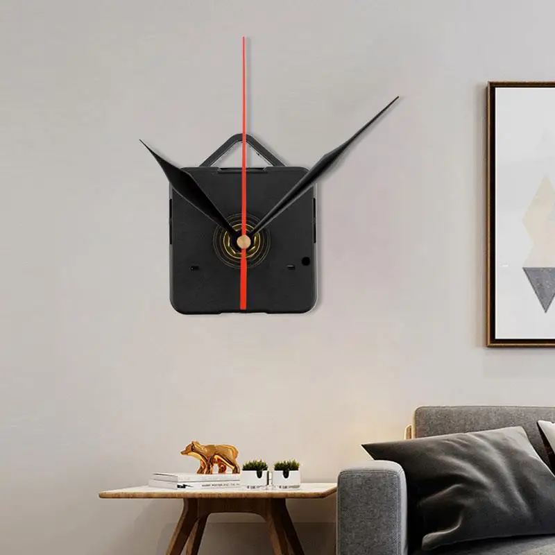 3 X настенные часы DIY черный и красный механизм бесшумное искусство росписи