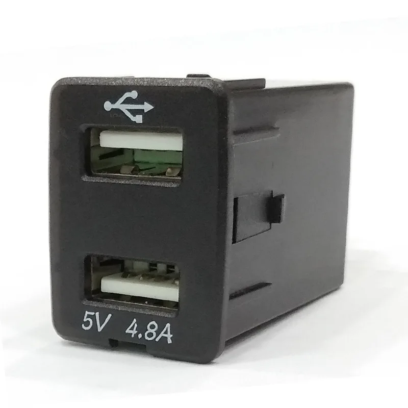 4.8A двойной USB-разъем адаптер питания для модификации автомобиля Nissan Sylphy TEANA Tiida