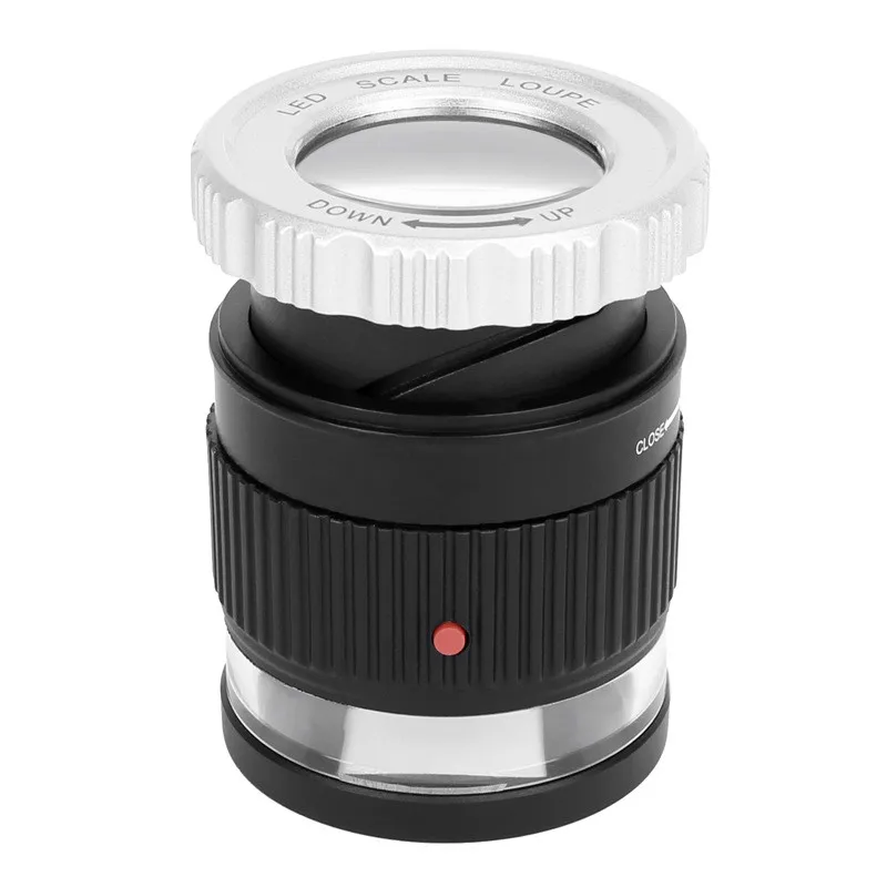 Цилиндрическое увеличительное стекло с фокусировкой 30x|Лупы| |