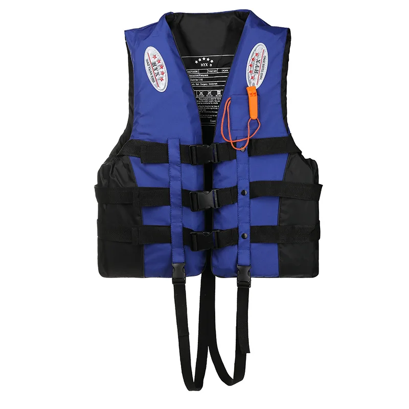 Universal Outdoor Swimming Boating Ski Drifting Vest Survival Suit Polyester Life Jacket for Adult Kids with Whistle S-XXXL | Спорт и