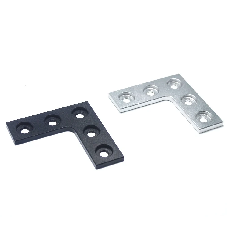 

Black / Silver Anodized 5 Hole L Joining Plate for V-slot Aluminum Profile