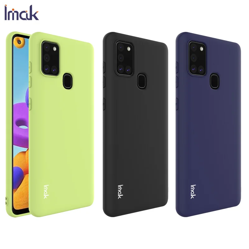 Чехол для Samsung Galaxy A21S IMAK матовый чехол высококачественный тонкий и легкий мягкий