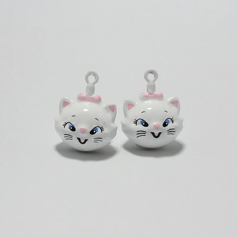 Много видов мультфильм Jingle Bell Рождество Хэллоуин Висячие талисманы кошка животное ожерелье подвеска ручной работы ремесла Ювелирные изделия Аксессуары - Окраска металла: BLD181A