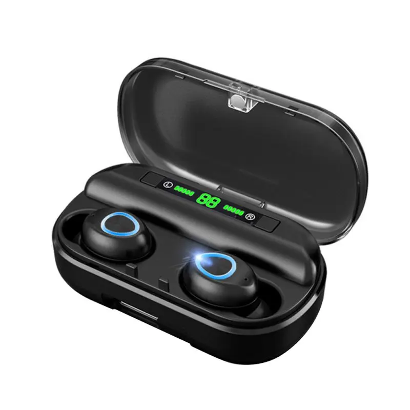 Новые TWS Bluetooth V5.0 Наушники Беспроводные водонепроницаемые наушники емкость
