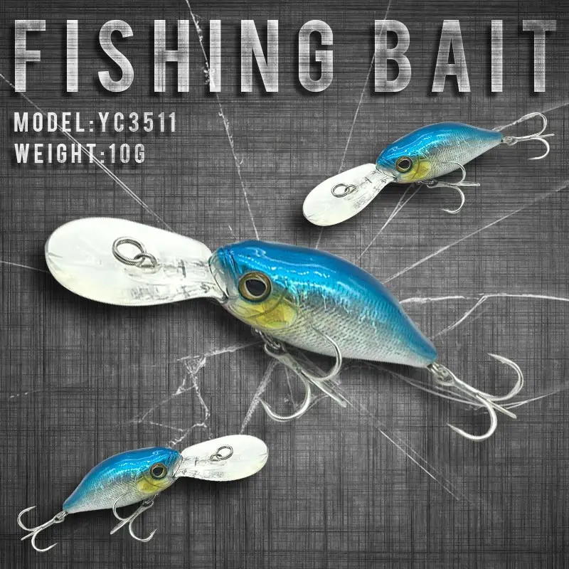 

MR011 Fishing Lure 58mm 10g 0-1.8m Floating Popper Hard Bait High Carbon Steel Hook Good Swimming Performance