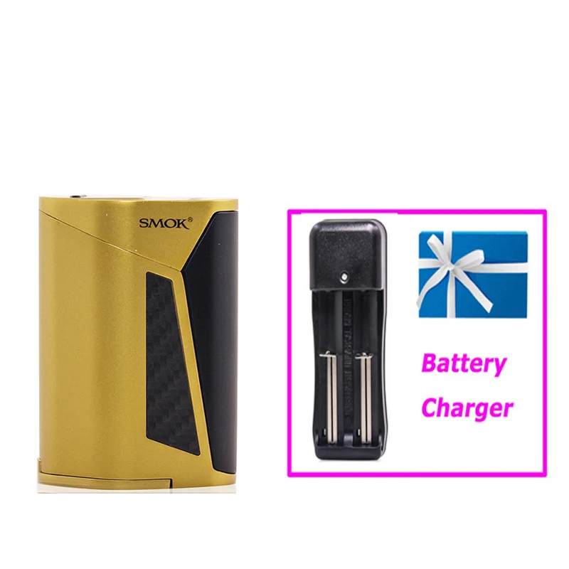 Gold SMOK GX350 мод 350 Вт TC VW Vape мод электронная сигарета испаритель 510 коробка мод 18650 батарея TFV16 бак Подарочное зарядное устройство - Цвет: Gold