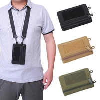 tactical edc pouch mini wallet card money key belt waist pack shoulder strap bag outdoor wallet pouch for camping hiking hunting
