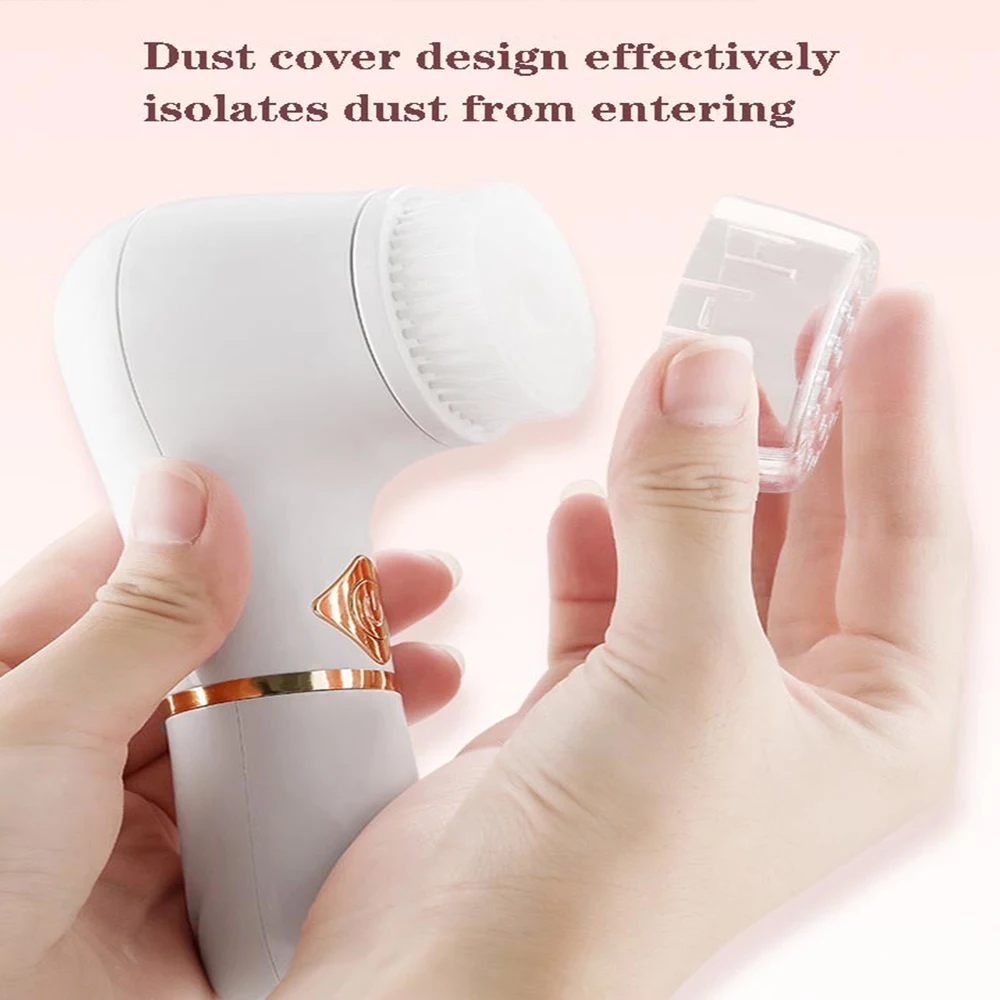 Щетка для очищения лица вращающаяся Водонепроницаемая электрическая щетка