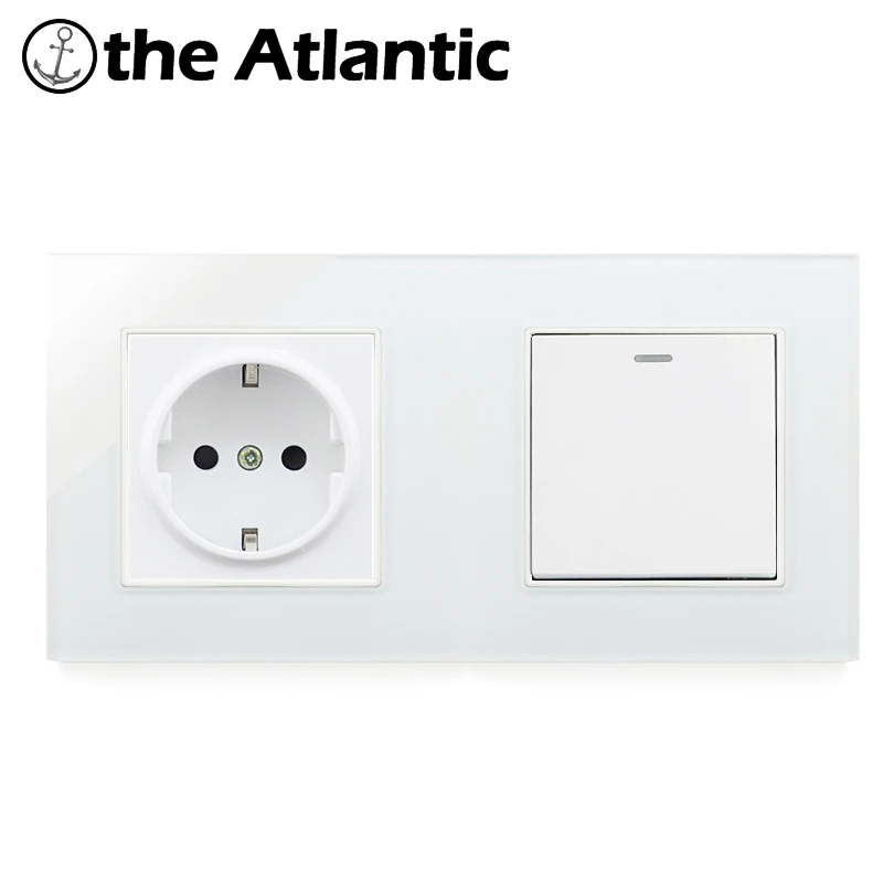 Atlectric 1 2 3 4 банда лампа кнопка выключателя света розетка стандарта ЕС