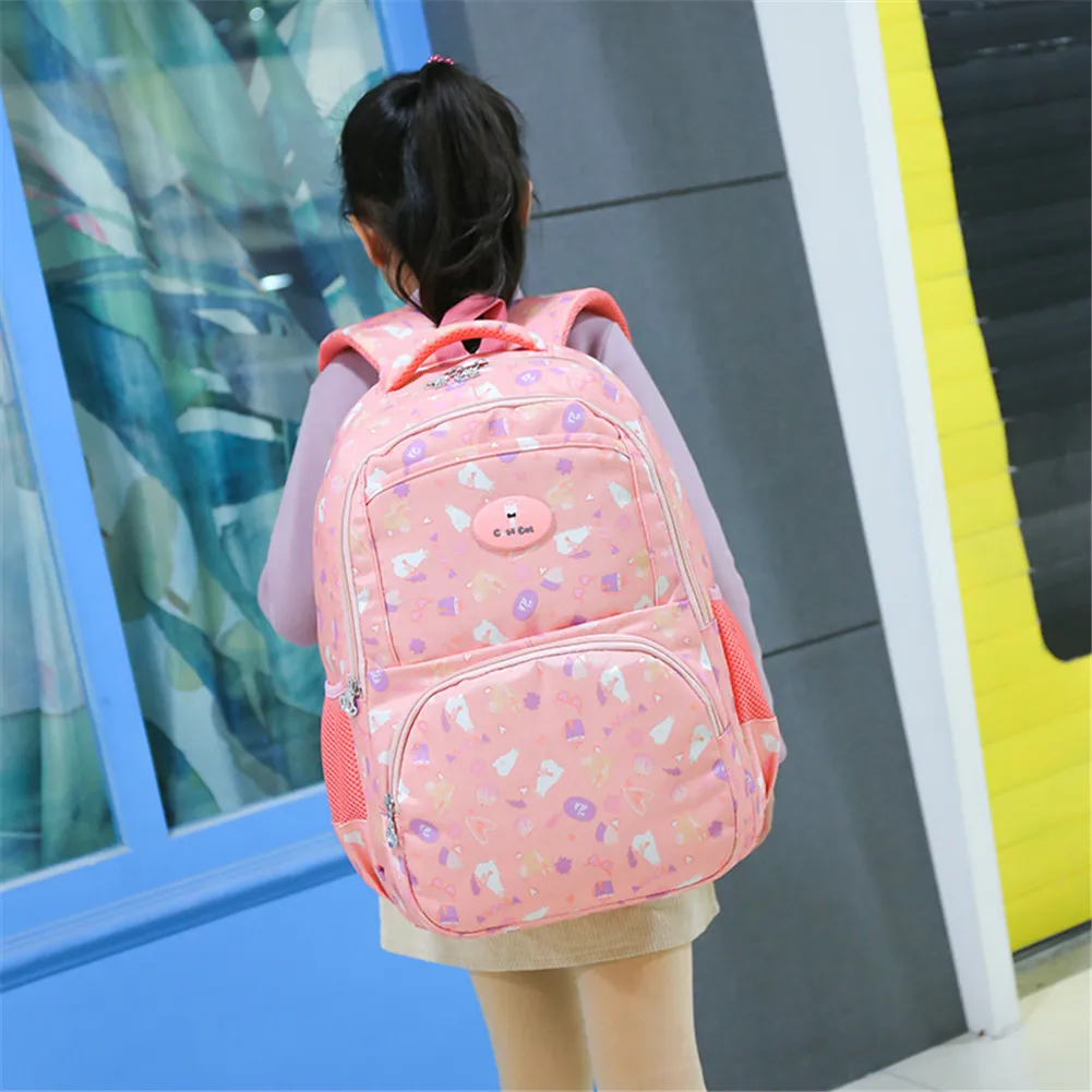 

Girls Backpack for Primary Elementary School Kids Bookbag Water Resistant New School Backpack Mochila