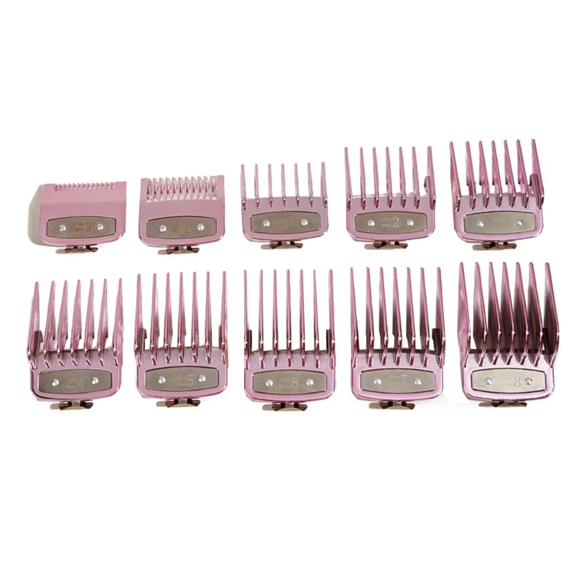 

10PCS Hair Clipper Guide Comb Set for Hair Clippers Limit Combs Clipper Guards R9UD