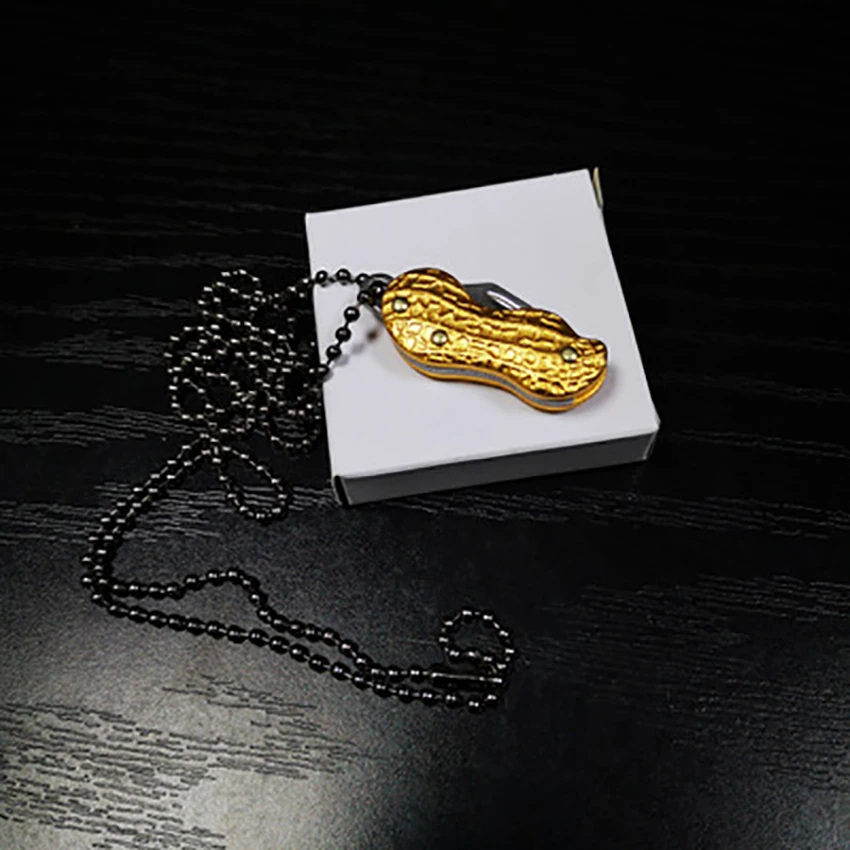 Складной нож в форме растения миниатюрный инструмент для самообороны и