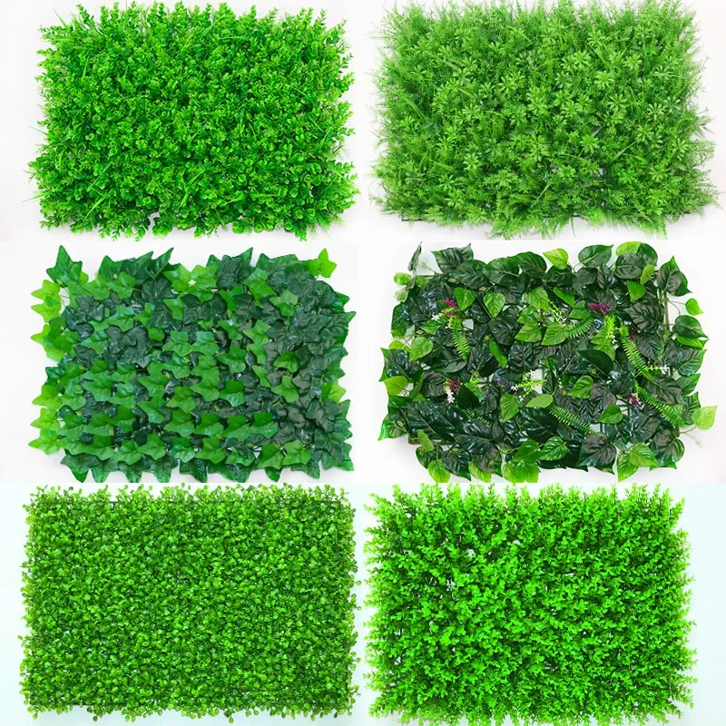 1 шт. 40*60 см искусственные травы растения настенный искусственный газон криперы
