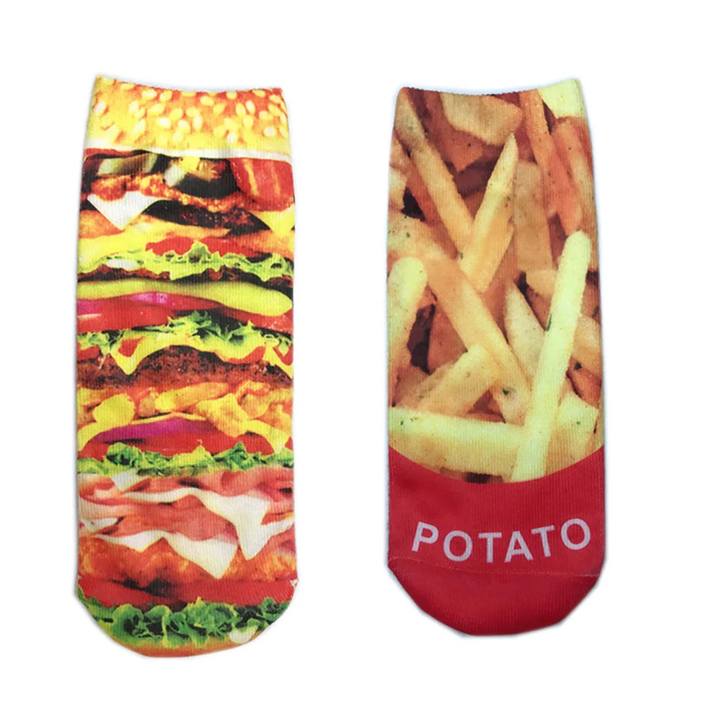 Носки мужские с 3D принтом хлопок цвет в ассортименте 36-44 2020 | Мужская одежда