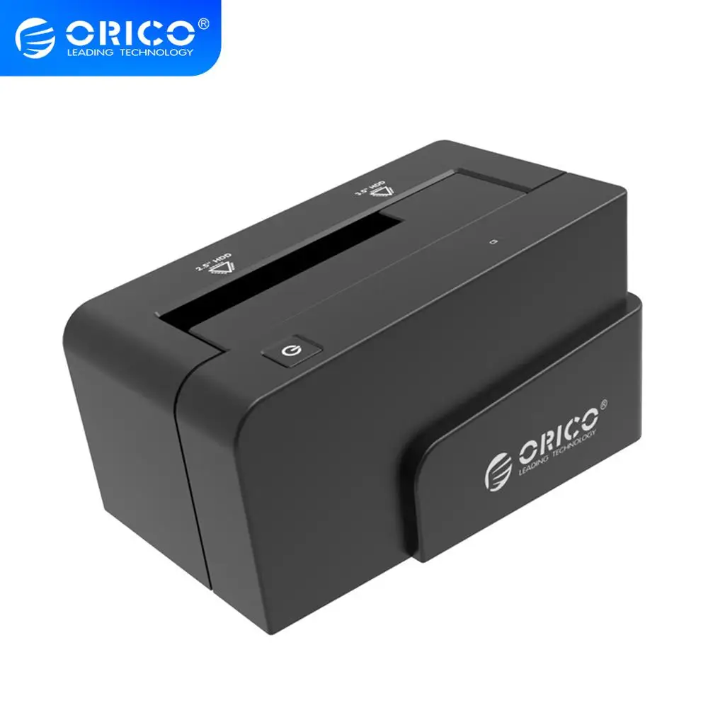 

ORICO Super Speed USB 3.0 HDD Hard Drive & SSD Docking Station for 2.5 inch & 3.5 inch SATA Support 4TB HDD-Black(6618US3-BK)