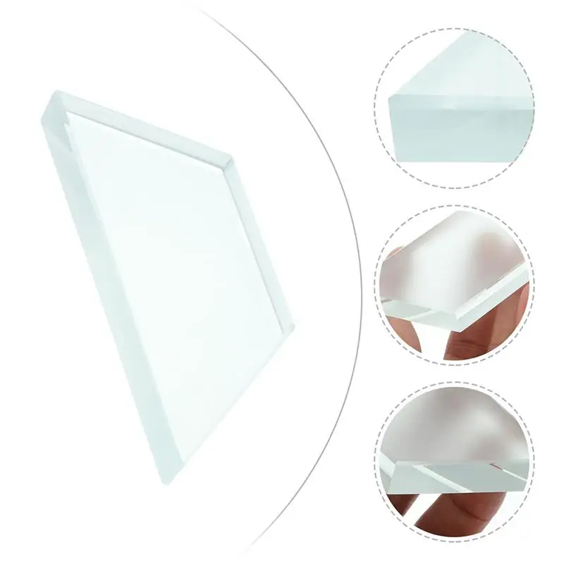 

2Pcs Optical Glass Lens Trapezoidal Glass Brick Physical Experiment Equipment
