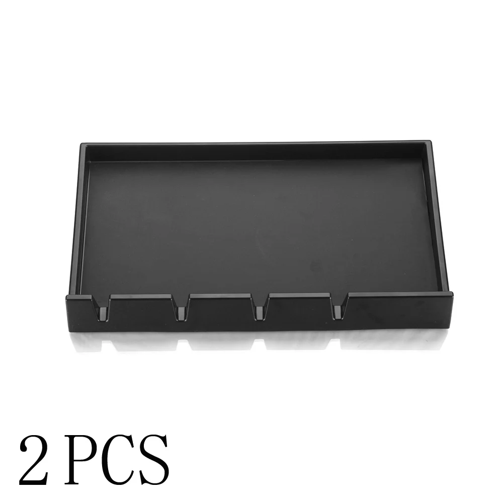 2 PCS TRAYS Профессиональные высокотемпературные пластиковые парикмахерские инструменты чехол для хранения Удобная машинка для стрижки волос подставка держатель для парикмахерских аксессуары - Цвет: 2 PCS TRAYS