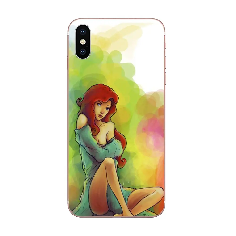Симпатичная тату-Русалка Ариэль для Sony Xperia Z Z1 Z2 Z3 Z4 Z5 compact Mini M2 M4 M5 T3 E3 E5 XA XA1 XZ Premium |