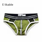 Трусы мужские воздухопроницаемые с низкой посадкой, в европейском и американском стиле