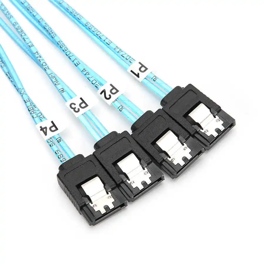 G0101 Mini SAS Cable 36P SFF-8087 to 4SATA Server Data Line Computer Accessories | Компьютеры и офис