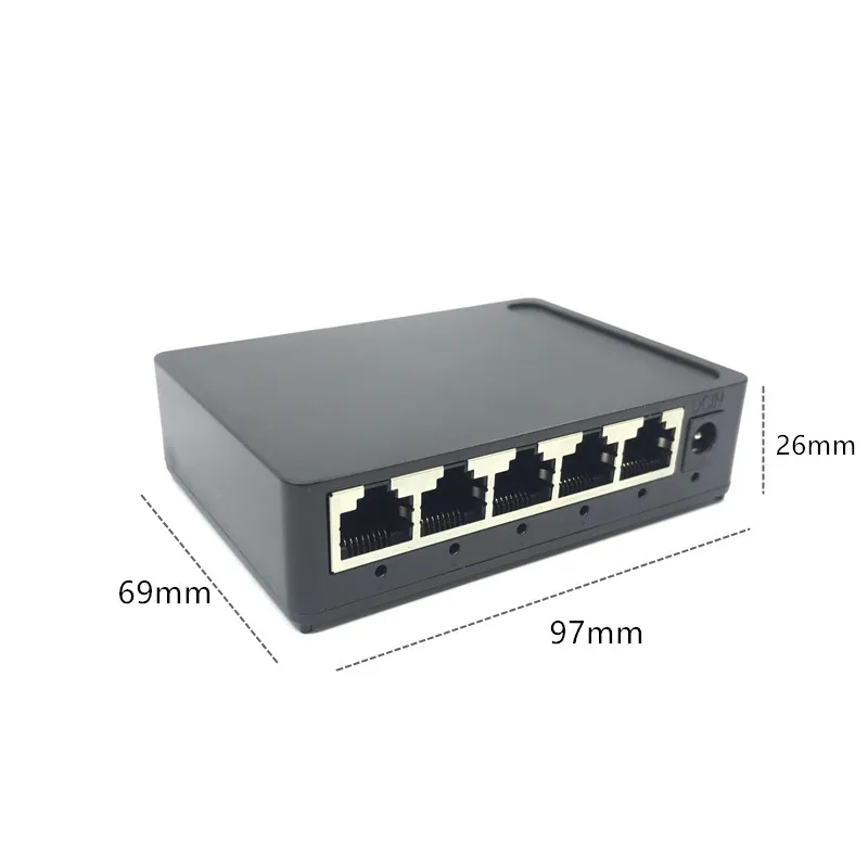 Сетевой коммутатор с 5 портами Gigabit Ethernet 10/100 Мбит/с |