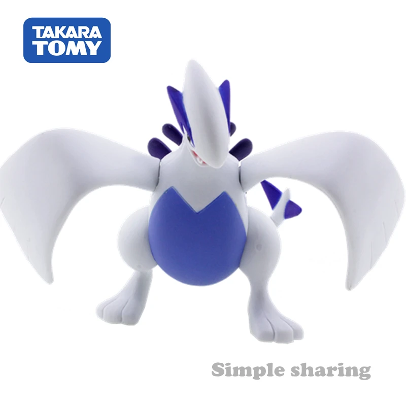 Takara Tomy Tomica Pokemon Pocket Monsters monglue Ex ehp _ 18 Lugia полимерная фигурка из аниме игрушки для