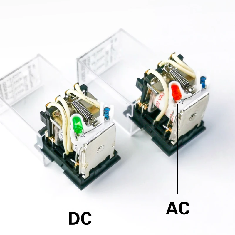 Промежуточное электромагнитное реле HH52PL 8 контактов 10A серебряный контакт 12 В 24 в