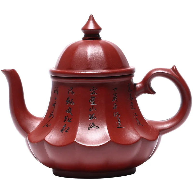 

Yixing famous mine Dahongpao purple clay teapot handmade ancient lamp teapot kungfu tea making utensils