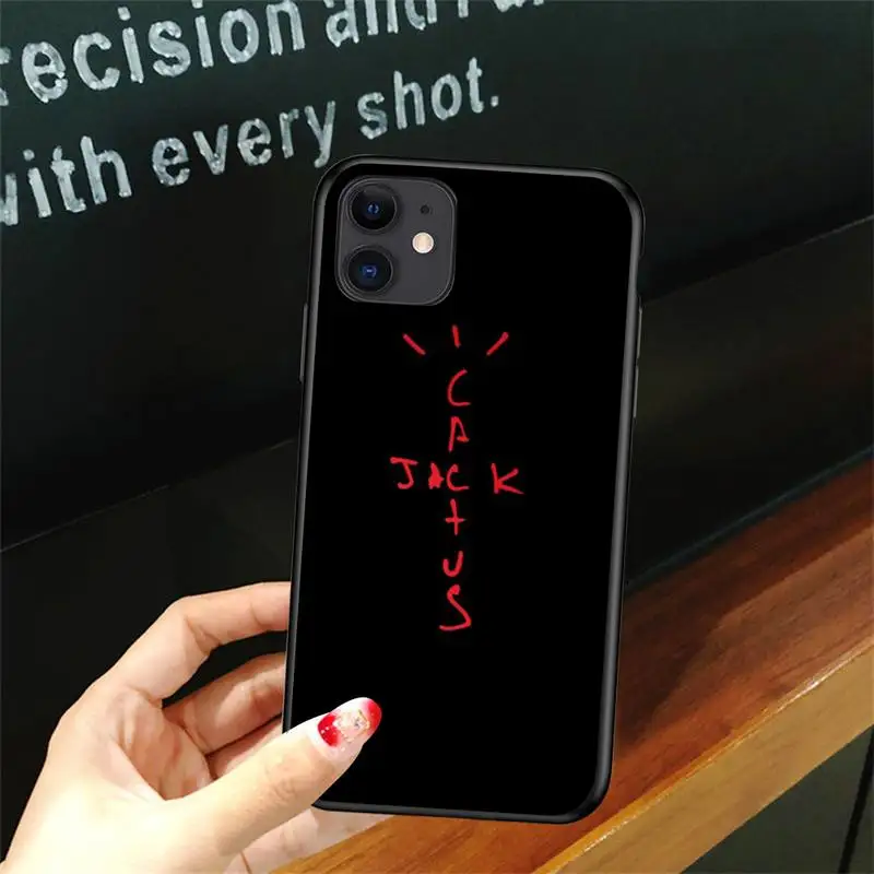 

Cactus Jack Travis Scott Hiphop Phone Case For Iphone 6 6s 7 8plus X Xr 11 12 Mini Pro Max Cover Fundas Coque