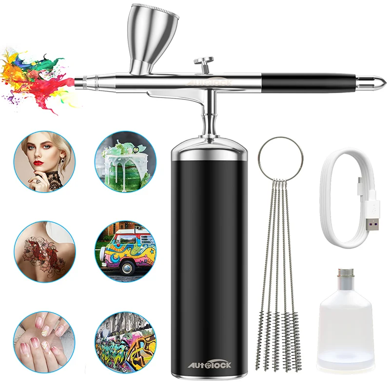 Краскопульт встроенный беспроводной мини-распылитель набор для макияжа