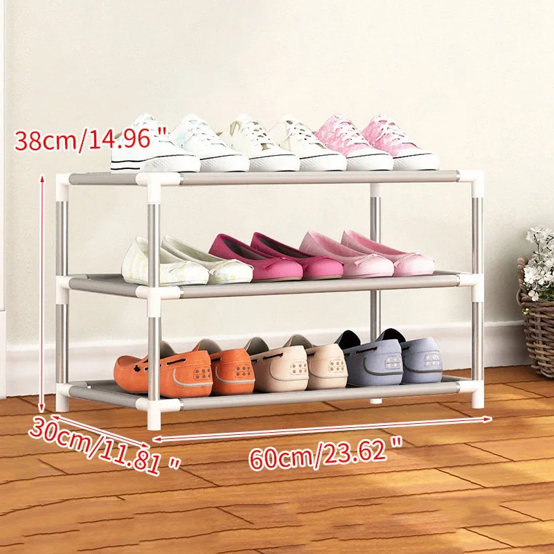 

Dustproof Home Shoe Racks Organizer Multiple Layers Shoes Shelf Stand Holder Door Shoe Rack Save Space Home Wardrobe Storage