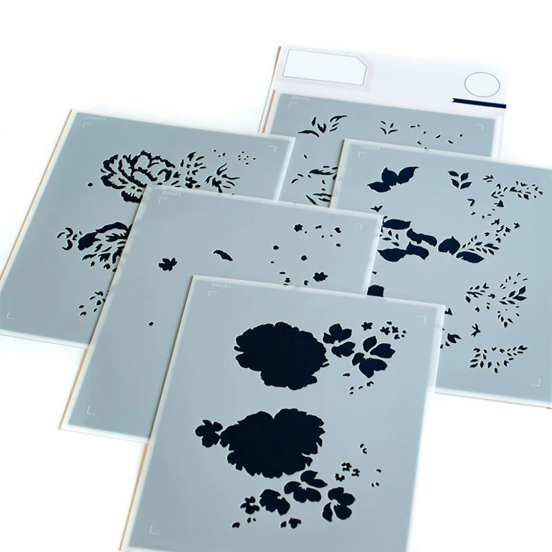 Новинка 2021 прозрачные штампы с пышными пионами набор металлических штампов и