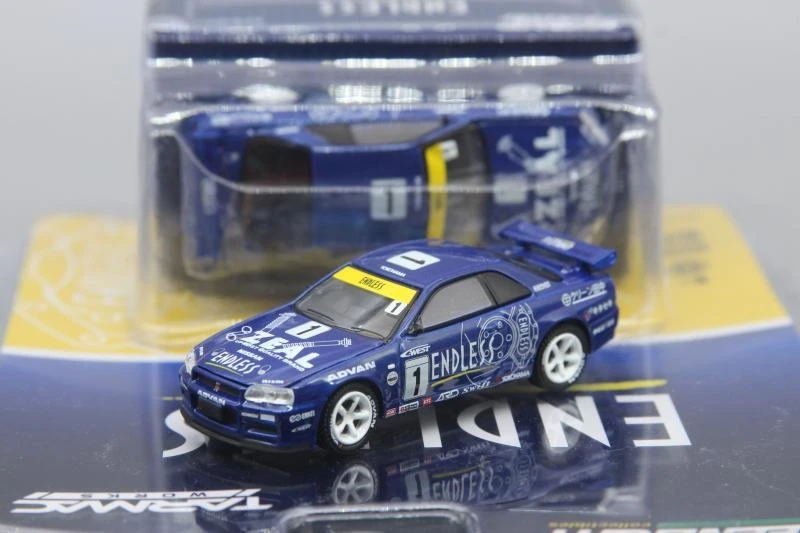 1:64 2003 NISSAN SKYLINE GT R (BNR34) 1 литье металла сплава игрушечные машинки модели