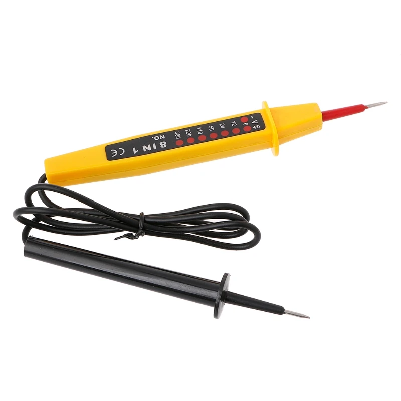 

8 In 1 Tester Voltage AC DC 6-500V Auto Electrical Pen Detector U90C